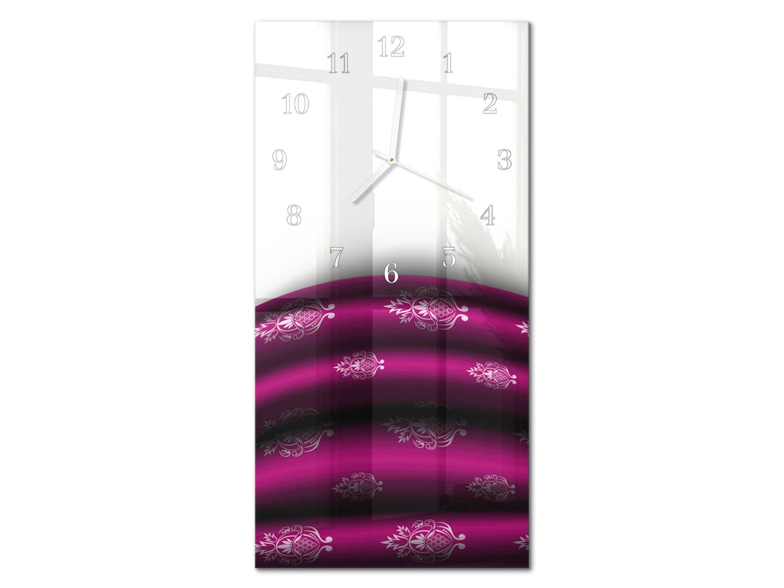 Relógio De Parede Cabeças De Papoula Nenhum Retangular Espelharte (30x60 Cm)