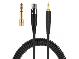 2026-extensão De Cabo Para Fones De Ouvido Akg Q701 702 712 271 K241 K240s 3.5mm Para Xlr Mini 1.5m Negro