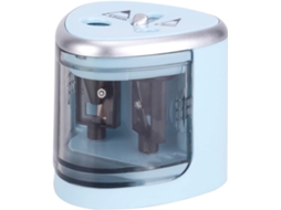 Apontador de lápis elétrico multifuncional automático de 2 furos Slowmoose operado por bateria