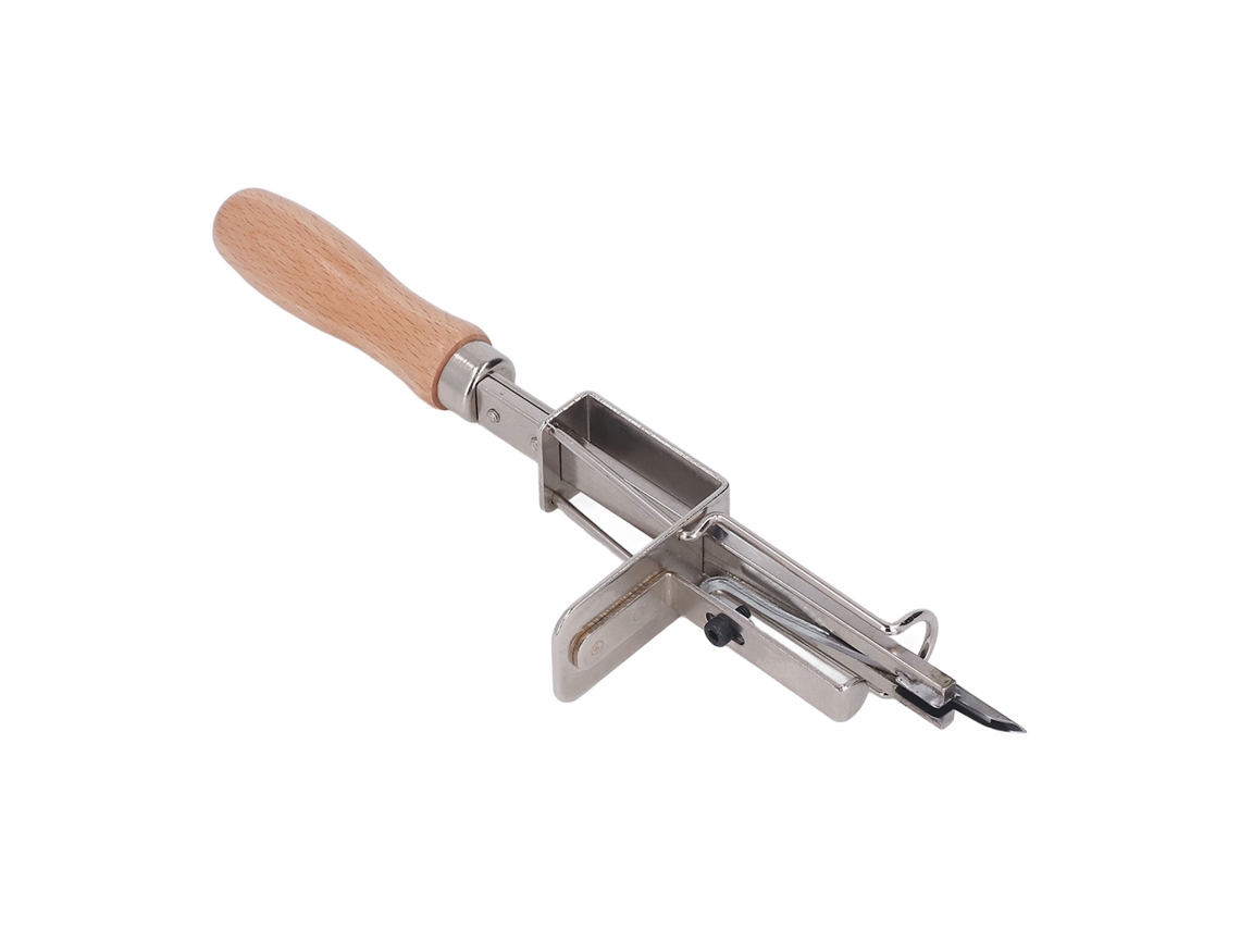 Ferramenta De Tufting Manual Com Cabo De Madeira, Metálica Resistente, Operação Rápida E Flexível, Para Artesanato Em Casa, Iniciantes