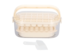 Moldes de Gelo LAXISCREED 54 Cubos 2 Camadas com Tampa