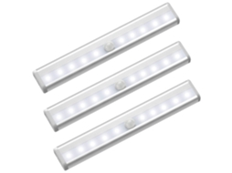 Luz noturna infravermelha para armário Slowmoose (pacote com 3) com sensor de movimento