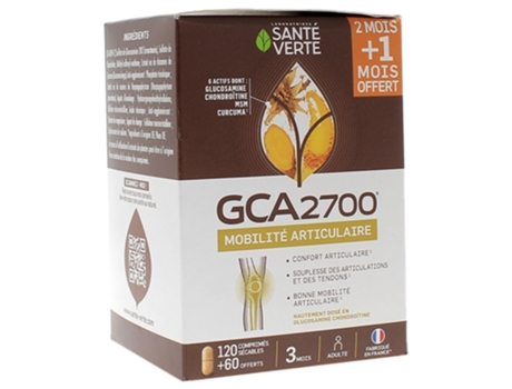 Gca 2700 120 comprimidos 60 comprimidos grátis SANTÉ VERTE