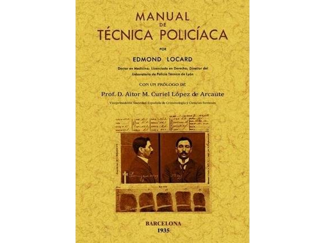 Livro Manual De Técnica Policíaca de Edmond Locard (Espanhol)
