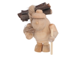 Primerox ornamento de Casinha de Bonecas Miniatura Lenhador com Madeira Cena Pastoral Jardim Ao Ar Livre