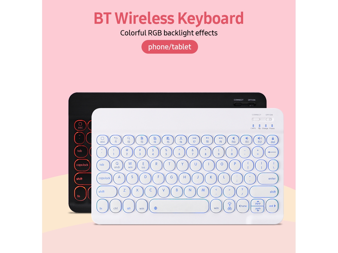 Teclado LAXISCREED Bt Ultra fino Rgb