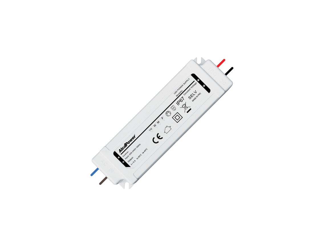 Fonte de alimentação estanque 24W 12V IP67