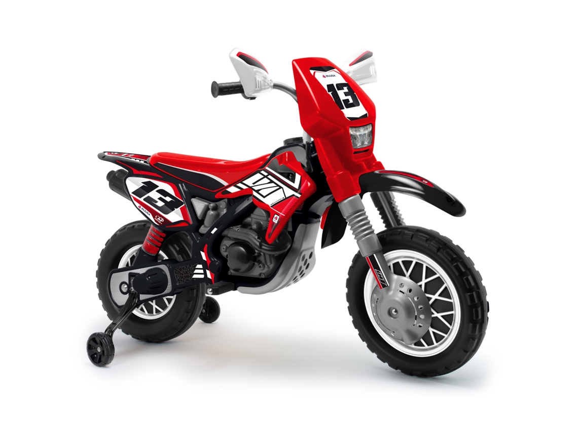 Moto INJUSA Cross Thunder Max VX 12V Vermelha (Idade Mínima: 3 anos - 115 x 52 x 82 cm)
