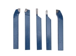 Conjunto De 5 Ferramentas De Torneamento Com Ponta De Carbeto Laxiscreed Para Torno E Rasgos