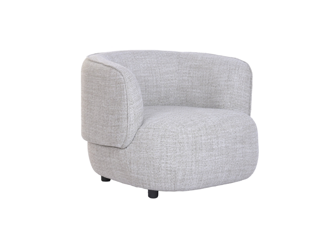 Poltrona de Madeira em Poliéster, 93x92x69cm ALEXANDRA HOUSE LIVING