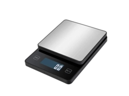 Balança Eletrônica Digital Recarregável De 3kg 0, 1g, Balança De Cozinha Elétrica Em Aço Inoxidável Confeitaria