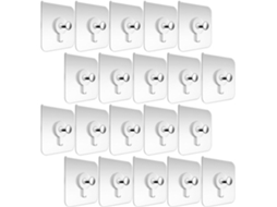 Conjunto De 40 Adesivos Para Pendurar Quadros Com Alta Capacidade Carga, Em Aço Inoxidável E Acrílico, Design Simples
