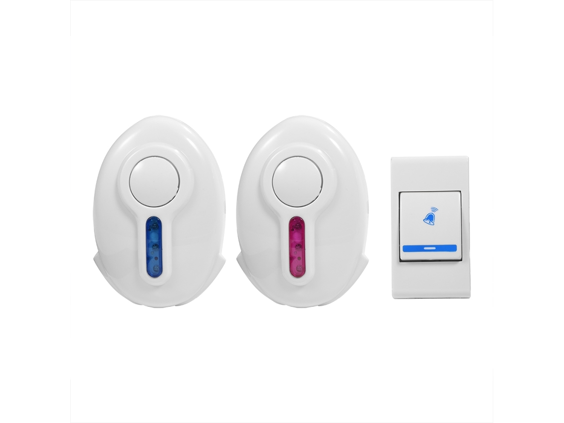 Campainha Sem Fio Laxiscreed Com Música Ding-dong, Fácil De Instalar E Ideal Para Dois Utilizadores