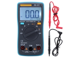 Multímetro Automotivo Digital 6000 Contagens True RMS com Lanterna Tester Universal LCD