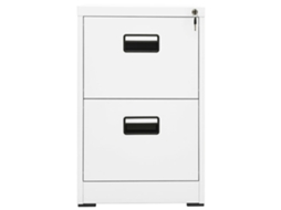Arquivo 46x62x72,5 Cm Aço Branco MAISON EXCLUSIVE