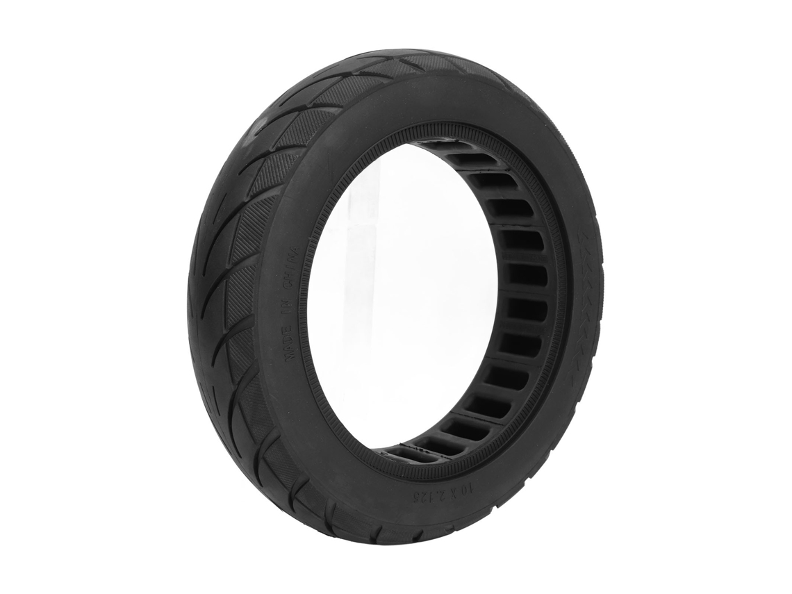 Pneu de Patinete 10x2.125 Borracha Sem Inflar com Antiderrapante