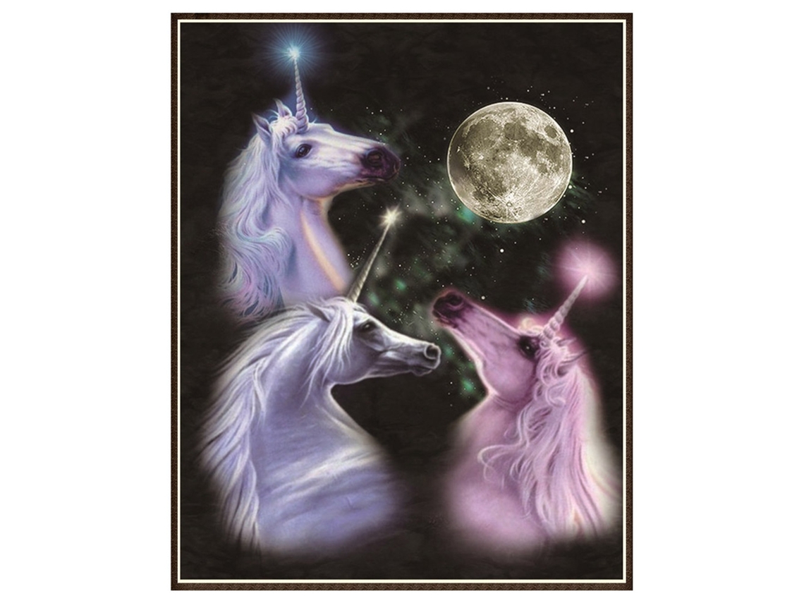 Laxiscreed Pintura De Diamante Unicórnio Para Decoração De Quarto E Sala