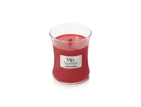 Bougie Woodwick Frasco Médio Perfume Berries Vidro 660 Gr