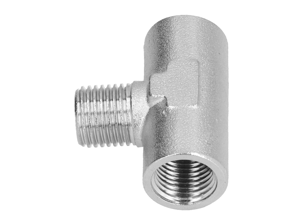 Válvula De Suporte Trifásica Em Aço Inox Com Encaixe Rosqueado Compatível Com Compressores De Ar - Laxiscreed