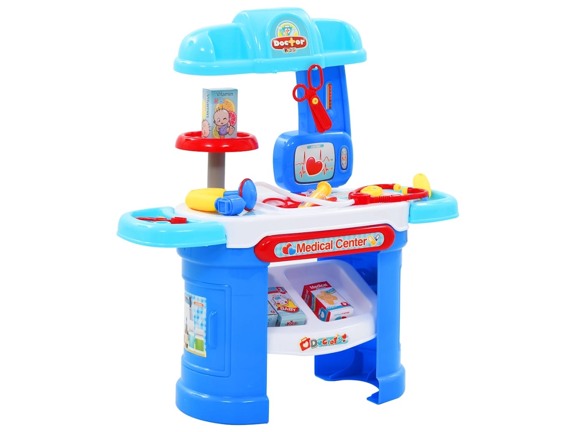 Conjunto 15 posto médico de brincar VIDAXL Plástico