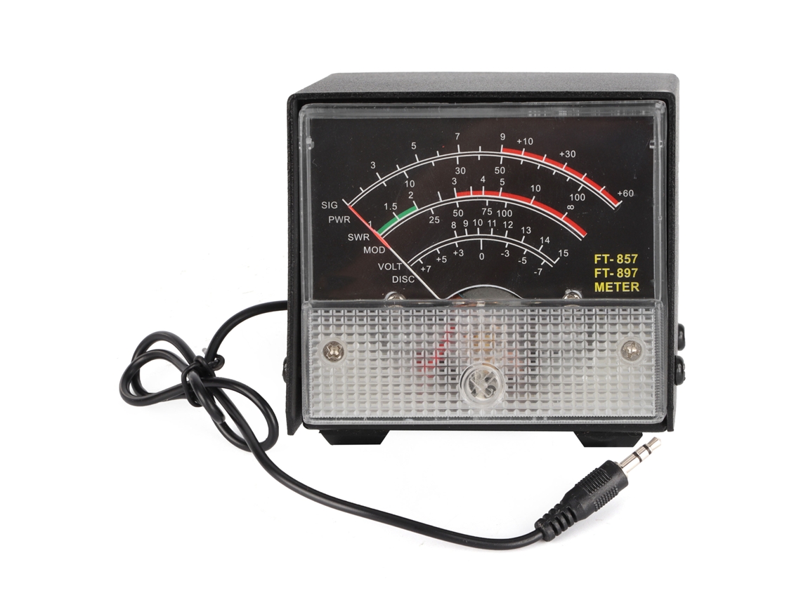Medidor De Potência Swr Com Display De Tensão Para Ft‑857 Ft‑897