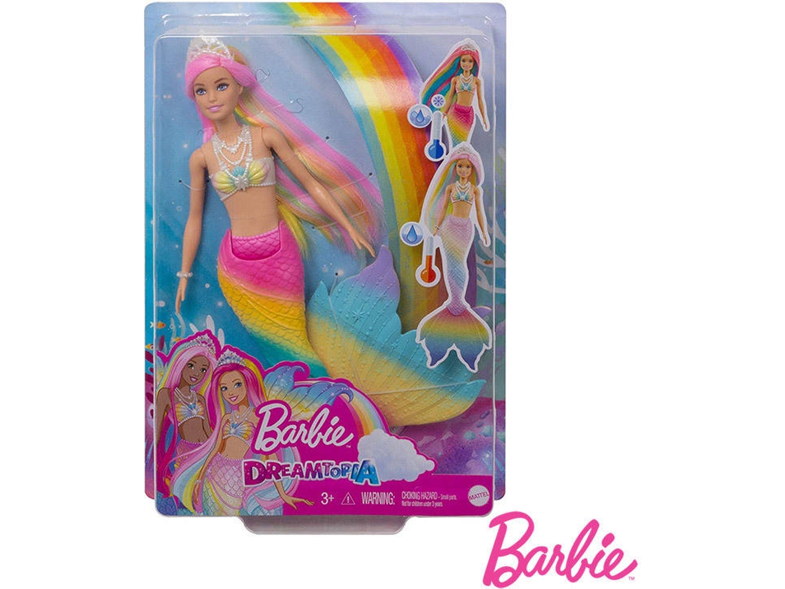Barbie MATTEL Barbie Dreamtopia Sereia Muda de Cor