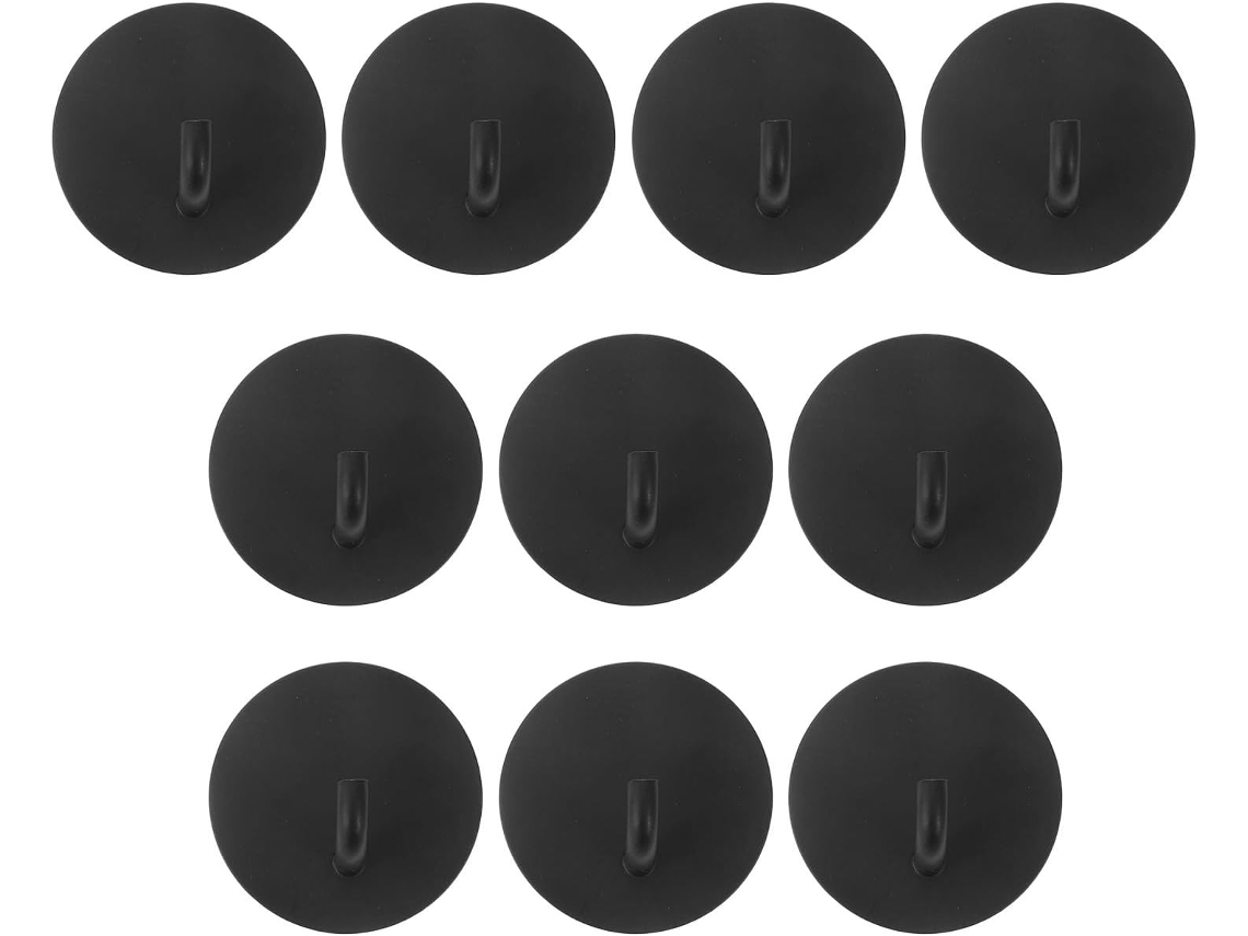 Conjunto De 10 Ganchos Para Toalha Com Design Moderno E Minimalista,