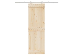 Vidaxl Kit Ferragens P/ Porta Deslizante 200cm Aço Inoxidável Prateado