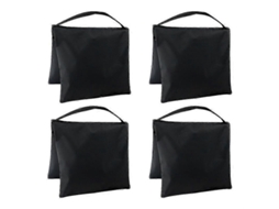 Conjunto de 4 Sacos Areia, Bolsa para Peso Tripé Fotográfico AQUAFORGE