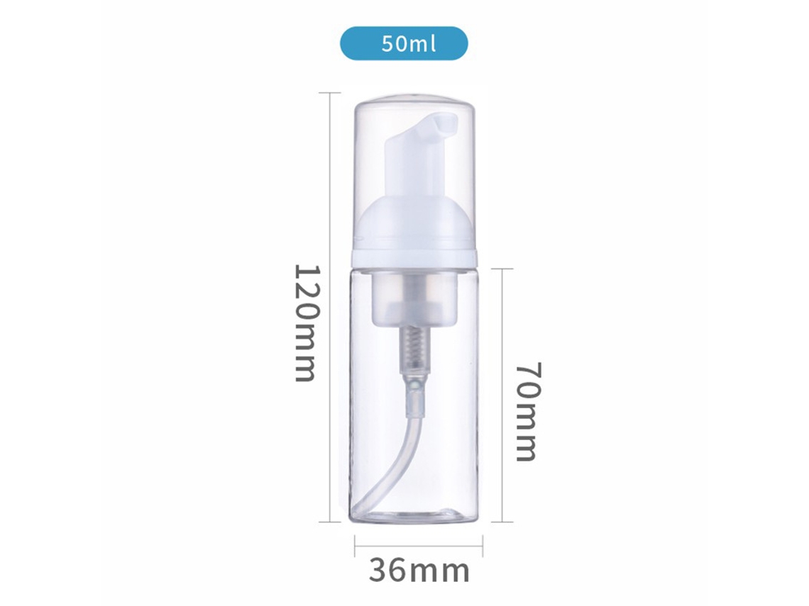Dois frascos dispensadores de espuma de 50 ml, ideais para viagens ZYBLSSBB