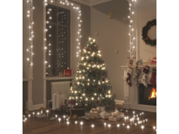 Vidaxl Cordão De Luzes Com 300 Luzes Led 30 M Pvc Branco Frio