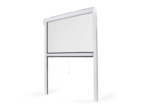 Cortina Recorte para Rede Mosquiteira em PVC Branco L 80 x A 130 cm - Unidade