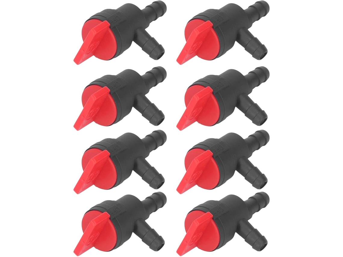Conjunto De 8 Válvulas De Corte De 1,4 Polegadas Em Abs, Para Controle De Fluidos
