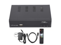 Receptor De Tv Com Iptv H.265, Dvb S2 E Bisskey