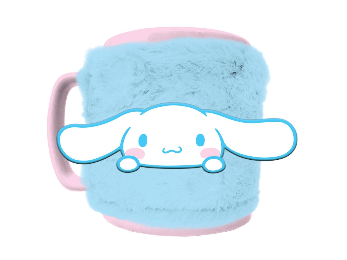 Caneca Hello Kitty Cinnamoroll Com Capa De Ursinho 440ml Pyramid