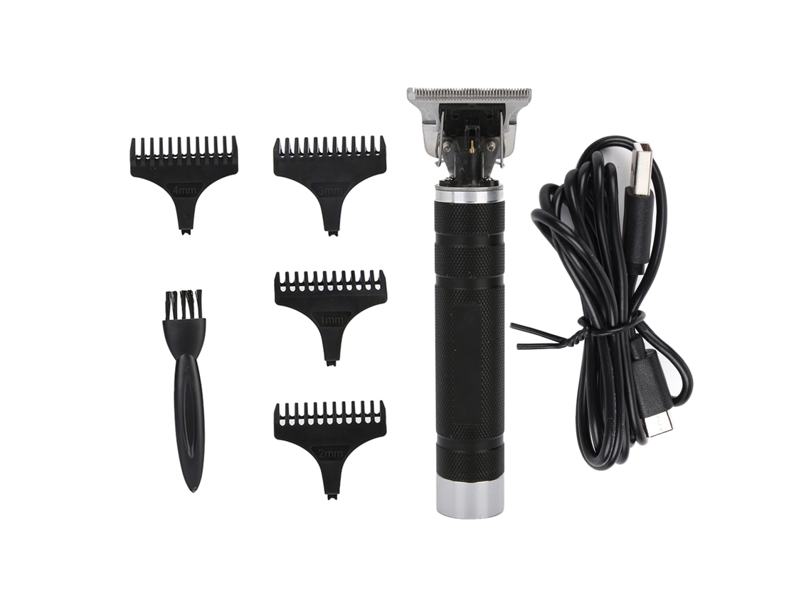 Aparelho De Corte De Cabelo Elétrico Recarregável Anti-roxo Para Barbearia Salão(noir)