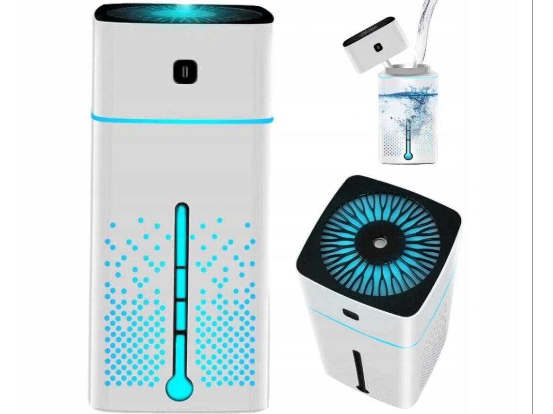 Humidificador Ultrassônico Mudo 7 Cores Luz Noturna 1000ml ZYBLSSBB