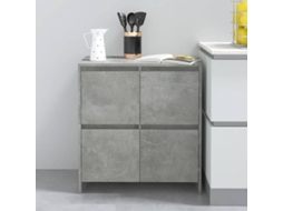 Sideboard, Sideboards Vidaxl Cinzeto Madeira Processada (n/a)