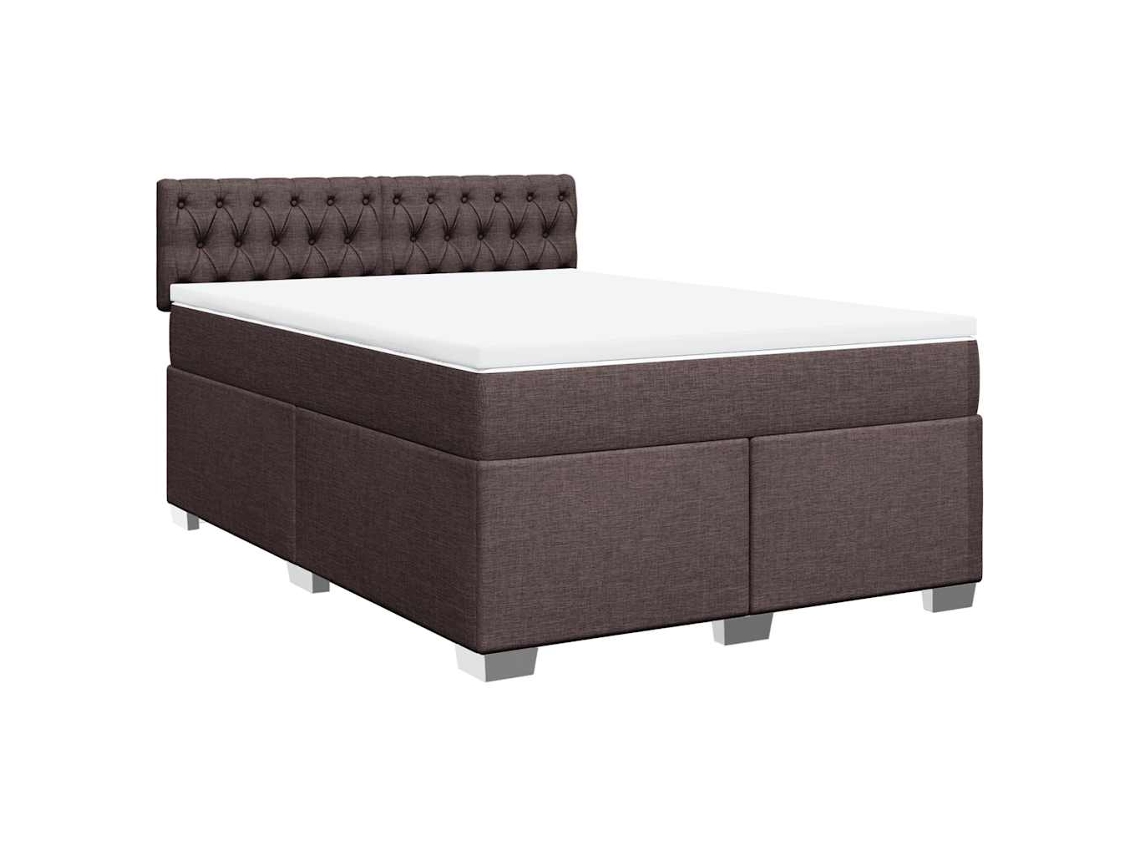 Box Spring Bed, Box Spring Beds Vidaxl Marrom Veludo (140 X 190 Cm)