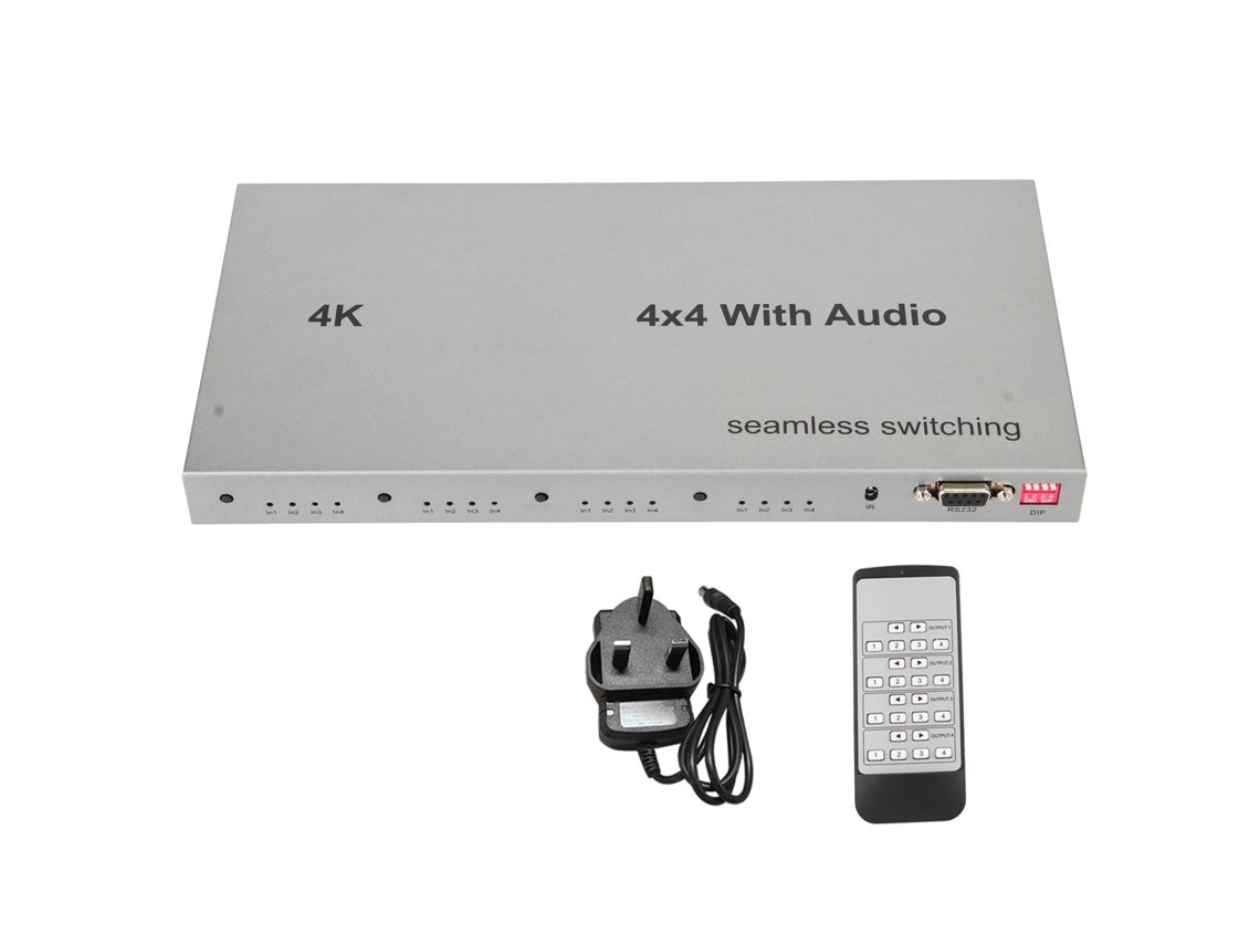 Switcher HDMI 4x4 EOOCOO