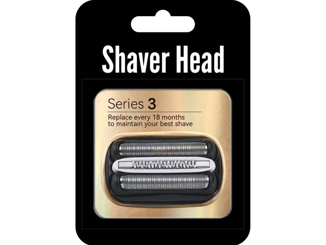 Cabeça Compatível Braun Série 3 32b, para 3000s 3010s 3020s, Recambio Original, Barbear Sem Puxar os Fios STELASPLEN