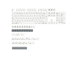 Lurelia Keycaps Profile Conjunto Mac Iso Switches Branco Pbt Perfil Xda 144 Teclas Para Teclado Mecânico