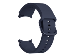 Bracelete Para Samsung Galaxy Watch 4 (44mm) - Silicone Universal Com Fivela - Midnight Blue