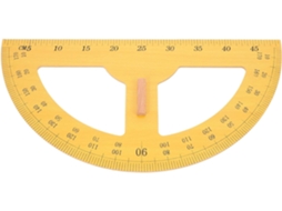 Transferidor Semicircular Gigante de Madeira Maciça de 30 Cm para Professores CHABERLU