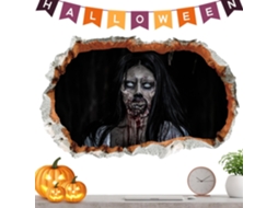 Adesivo De Parede De Fantasma De Halloween Realista E À Prova D'água.