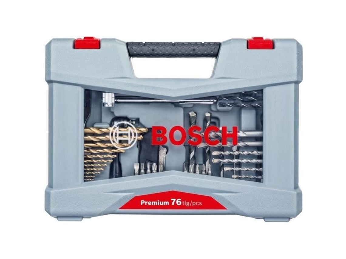 Acessórios BOSCH - parafusamento premium em caixa 76 peças