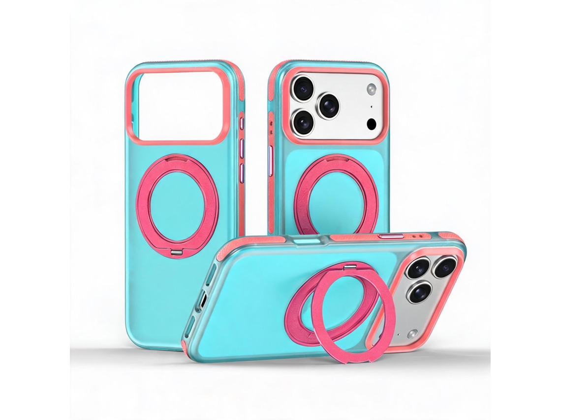 Capa Magnético Hibbent Para Iphone 18 Pro Max (azul)