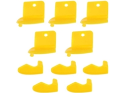 Escolha recomendada - Protetores de pneus deslizantes - 5 pares - Adequado para Ath M72/M92 - Instalação estável - Reduz a resistência ao rolamento - Deslizamento suave