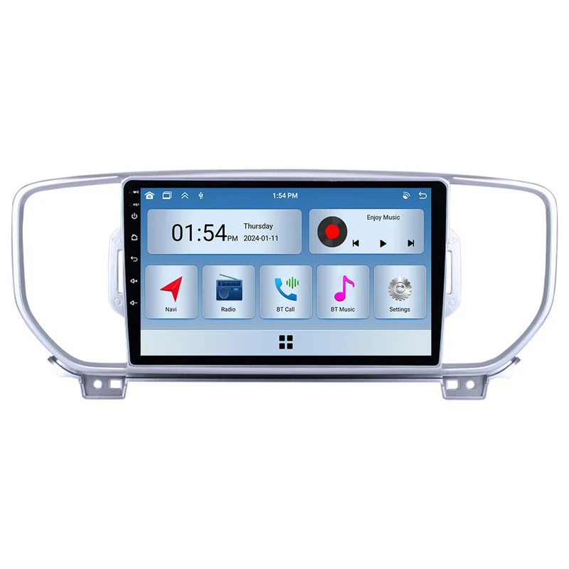 Autorrádio Multimédia Szsmart 6gb Ram 128gb Rom Carplay Para Kia Sportage 4 Ql 2016 2018 Carro Rádio Bluetooth Gps Navegação