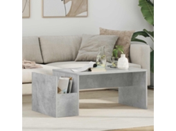 Vidaxl Mesa De Centro Cinzento 90 X 45 X 35 Cm Derivados De Madeira